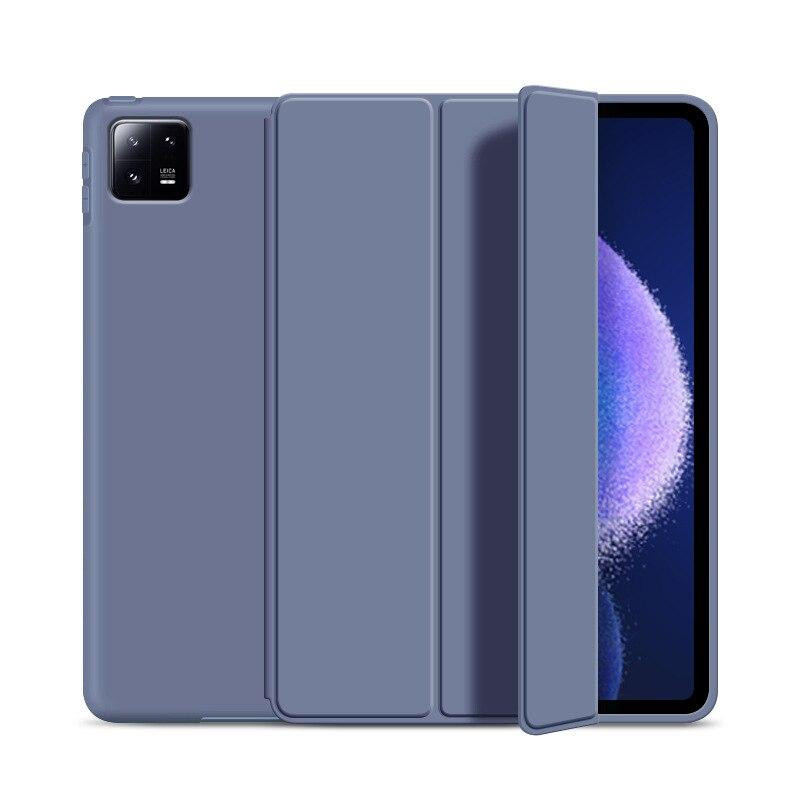 BeCover Чохол-книжка Tri Fold Soft TPU Silicone  для Xiaomi Mi Pad 6 / 6 Pro 11" Purple (709675) - зображення 1