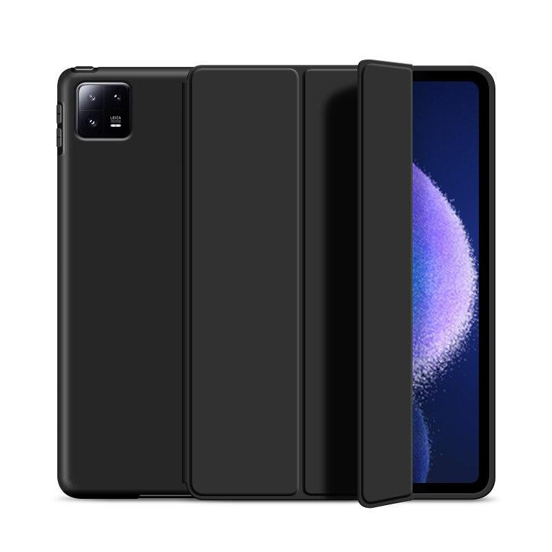 BeCover Чохол-книжка Tri Fold Soft TPU Silicone  для Xiaomi Mi Pad 6 / 6 Pro 11" Black (709669) - зображення 1