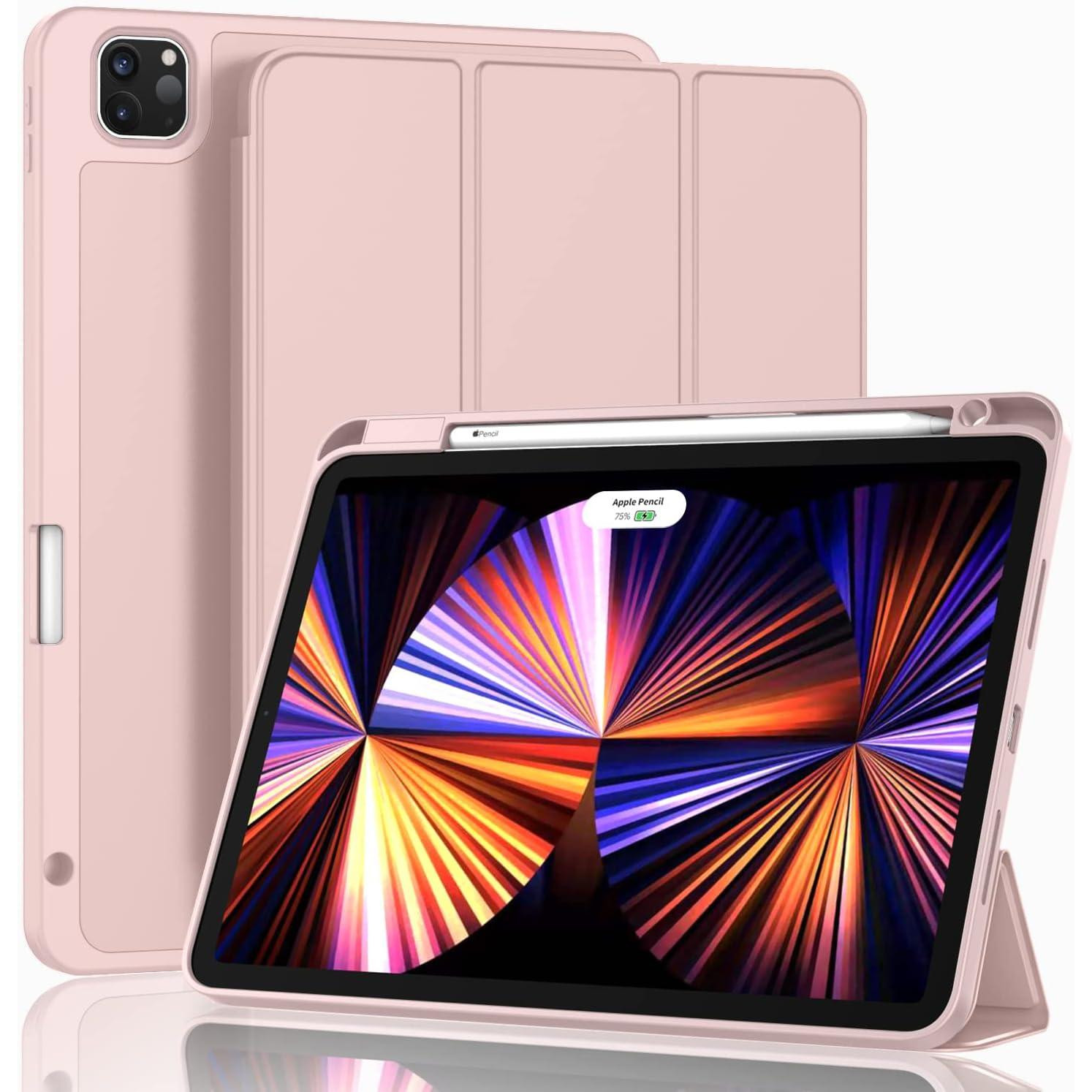 BeCover Чохол-книжка Direct Charge Pen з кріпленням Apple Pencil для iPad Pro 11 2020/2021/2022 Pink 709654 - зображення 1