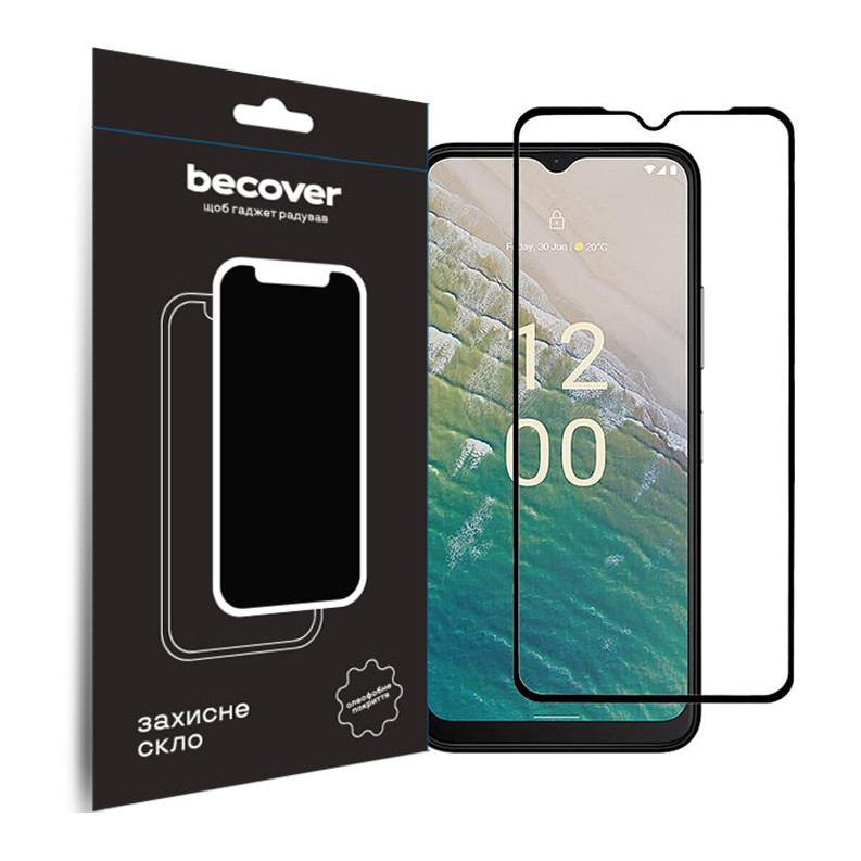 BeCover Захисне скло  для Nokia C32 Black (709739) - зображення 1