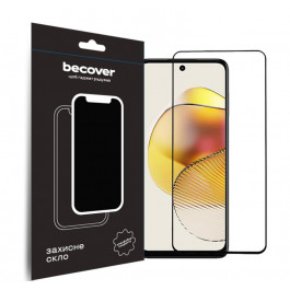 BeCover Захисне скло  для Motorola Moto G73 Black (709737)