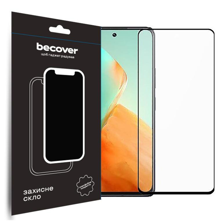 BeCover Захисне скло  для Infinix Note 30 Pro NFC (X678B) Black (709724) - зображення 1