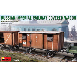 MiniArt Железнодорожный Крытый Вагон Российской Империи (MA39002)