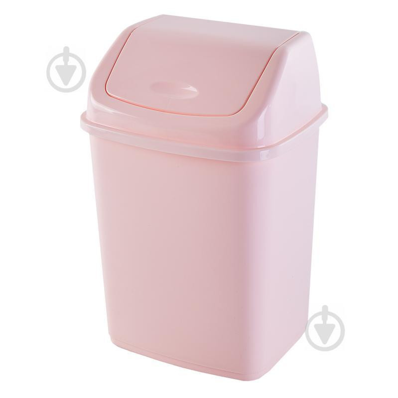 Алеана Відро для сміття  10 л рожевий 122063 (4823052321413) - зображення 1