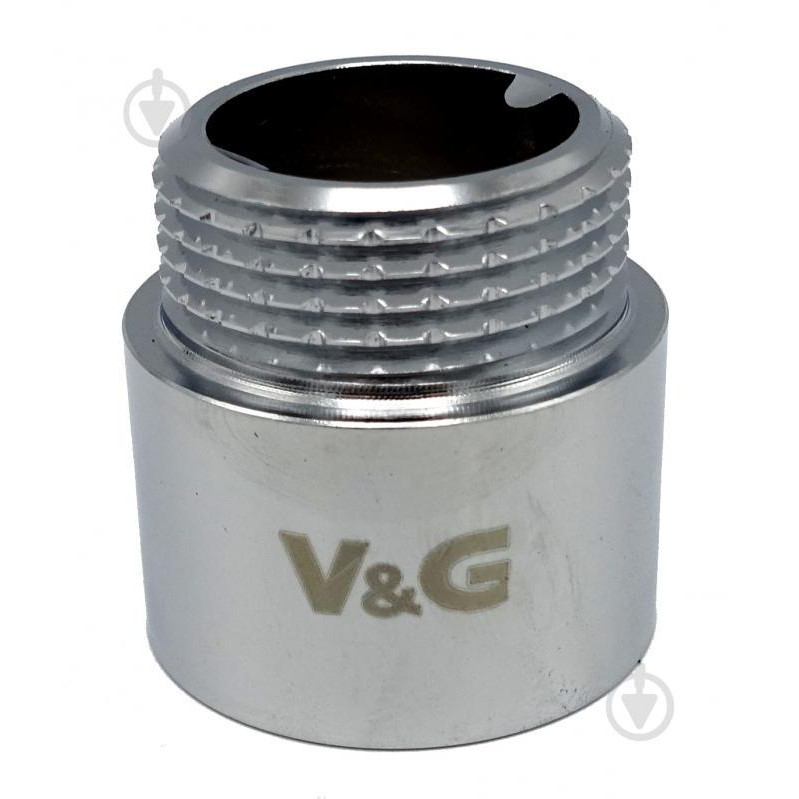 V&G VALOGIN Подовжувач ВЗ  1/2"x25 мм хромований VG-210104 - зображення 1