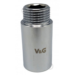 V&G VALOGIN Подовжувач ВЗ  1"x60 мм хромований VG-210132