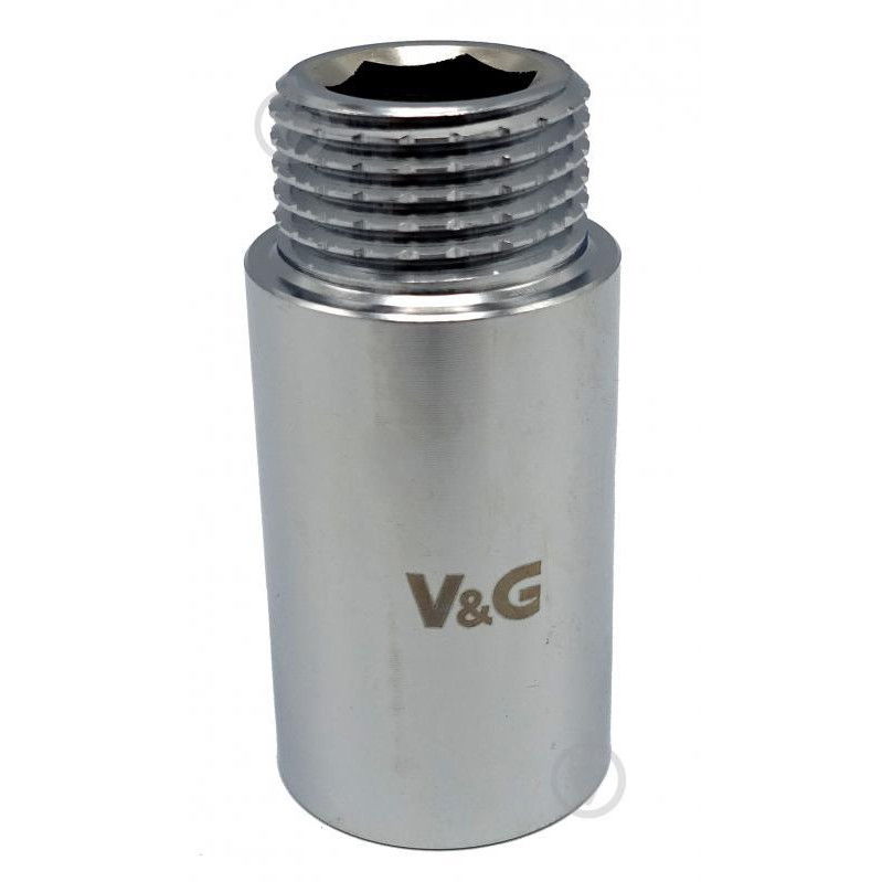V&G VALOGIN Подовжувач ВЗ  1"x40 мм хромований VG-210130 - зображення 1