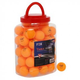 SP-Sport Набір м'ячів для настільного тенісу у пластиковому боксі FOX MT-8589 60шт кольори в асортименті Жовт
