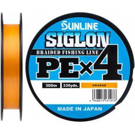 Sunline Siglon PE X4 / Orange / #2.5 / 0.270mm 300m 18.5kg