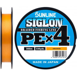   Sunline Siglon PE X4 / Orange / #2.5 / 0.270mm 300m 18.5kg