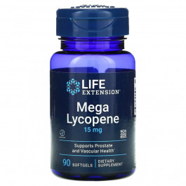 Life Extension Мега лікопін, Mega Lycopene, , 15 мг, 90 гелевих капсул