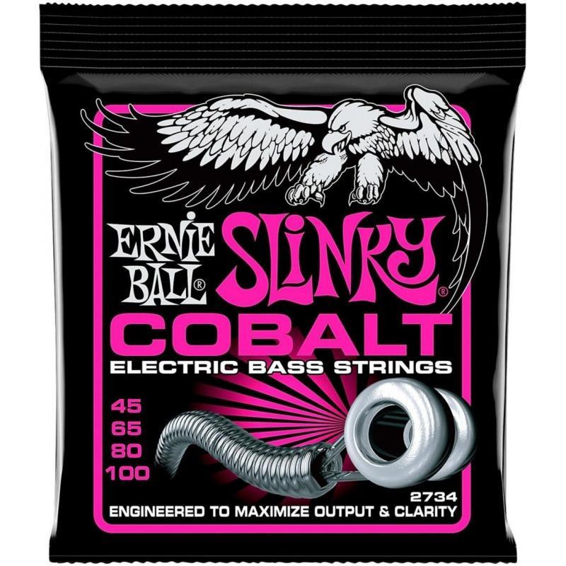 Ernie Ball P2734 Cobalt Super Slinky 4-Strings Bass 45/100 - зображення 1
