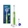 Oral-B D305 Pro Junior 6+ Green Stande 3 насадки - зображення 1