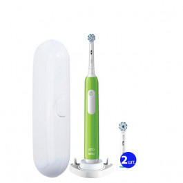   Oral-B D305 Pro Junior 6+ Green Case Stande 3 насадки