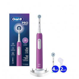 Oral-B D305 Pro Junior 6+ Purple Stande 5 насадок