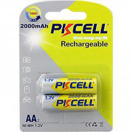 PKCELL AA 2000mAh NiMH 2шт Rechargeable (6942449544940)