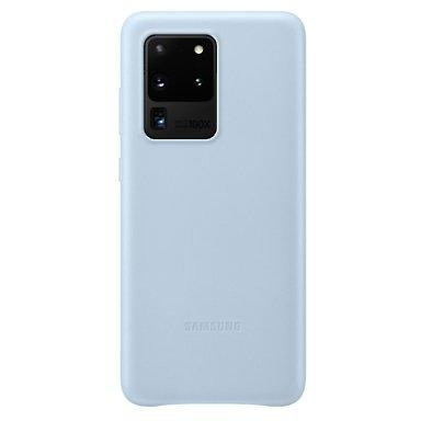 Samsung G988 Galaxy S20 Ultra Leather Cover Sky Blue (EF-VG988LLEG) - зображення 1