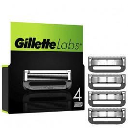   Gillette Змінні касети (леза) Labs with Exfoliating Bar 4 шт.