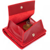 Grande Pelle Вертикальне портмоне з накладною монетницею  11331 Червоне - зображення 5