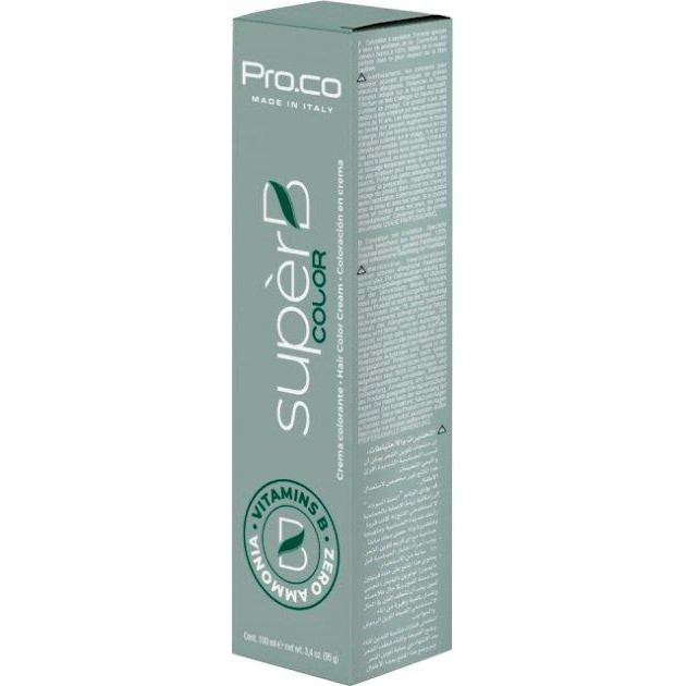 Pro.co Фарба для волосся  Super B hair color cream 6/1 6/1 блондин темно-попелястий (8059340210183) - зображення 1