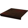 Paradyz Клінкерна плитка Asti brown kapinos stopnica prosta 30x33 - зображення 1