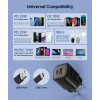 Choetech GaN USB-A/USB-C 33W QC3.0/PD/PPS (PD5006-EU-BK) - зображення 7