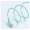 Baseus Jelly Liquid Silica Gel Fast Charging Data Cable USB to Lightning 2m Green (CAGD000106) - зображення 5