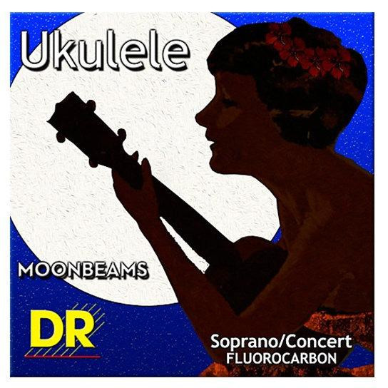 DR Струны для укулеле  Strings UFSC Moonbeams Soprano/Concert Fluorocarbon Ukulele Strings - зображення 1