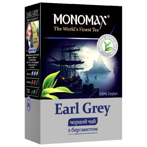 Мономах Чай черный байховый Earl Grey 90 г (4820097812234) - зображення 1
