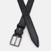 Borsa Leather Ремінь брючний чоловічий шкіряний чорний  125v1fx71-black - зображення 2