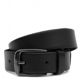 Borsa Leather Ремінь брючний чоловічий шкіряний чорний  115v1fx75-black