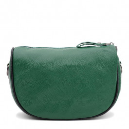 Borsa Leather Сумка через плече жіноча шкіряна зелена Borsa K18569gr-green