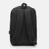 Monsen Сумка + рюкзак чоловіча чорна текстильна  C12227bl-black - зображення 4