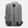 Monsen Сумка+рюкзак чоловіча текстильна сіра  C12227gr-grey - зображення 3