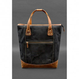 BlankNote Сумка-рюкзак жіноча текстильна світло-коричнева  BN-BAG-54-k-kr