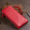 ST Leather Гаманець-клатч зі шкіри з кишенею для мобільного  19315 Червоний - зображення 7
