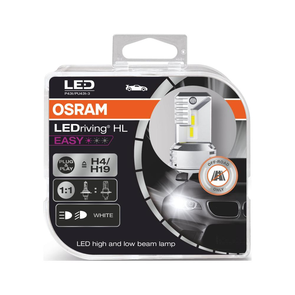 Osram H4/H19 LEDriving HLM EASY (64193DWESY-HCB) - зображення 1