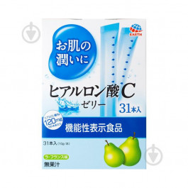 Earth Добавка диетическая  Японская питьевая гиалуроновая кислота в форме желе со вкусом груши 31 шт.