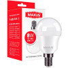 MAXUS LED G45 8W 3000K 220V E14 (1-LED-749) - зображення 2