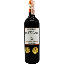 De Mour Вино  Chateau Tour Baladoz Saint Emilion Grand Cru червоне сухе 0.75 л 13.5% (3491871013614)
