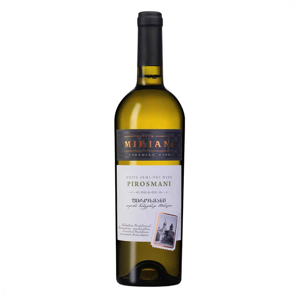 Miriani Вино  Піросмані біле напівсухе 0,75 л 11-12% (4860013089685) - зображення 1