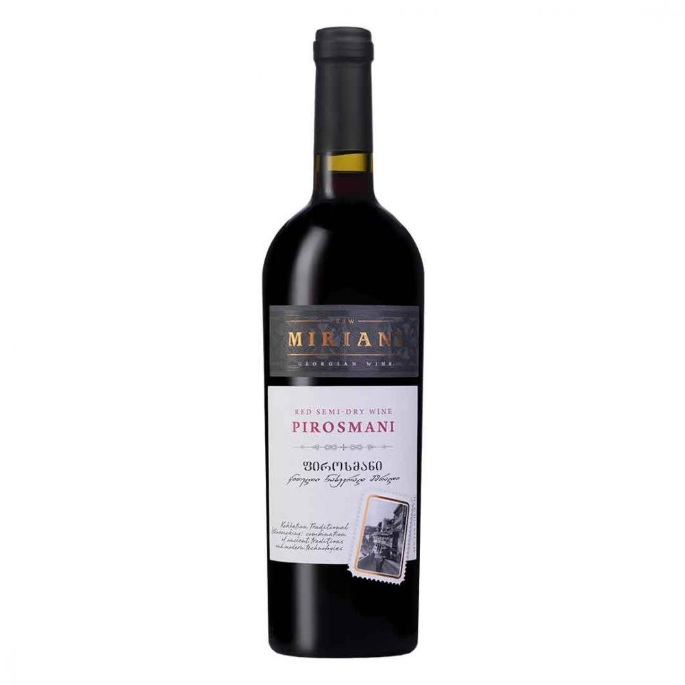 Miriani Вино  Піросмані червоне напівсухе 0,75л 11-12% (4860013089562) - зображення 1