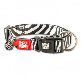 Max & Molly Smart ID Collar Zebra Нашийник з QR-кодом, малюнок "Зебра" XS (4897039633547)