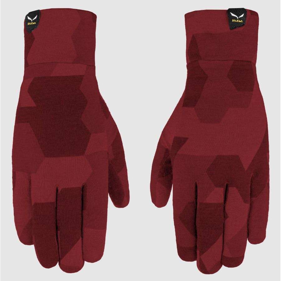 Salewa Перчатки зимние  Cristallo Am W Gloves 28514 1575 size 5/XS Burgundy (013.012.0833) - зображення 1