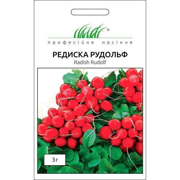 Професійне насіння Насіння Професійне насіння редиска Рудольф 3г - зображення 1