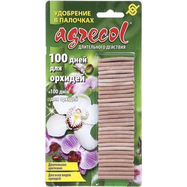 AGRECOL Добриво органо-мінеральне в паличках для орхідей 100 днів (5902341304036) - зображення 1