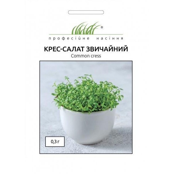 ТМ "Hem Zaden" Семена Професійне насіння кресс-салат обыкновенный 0,3 г (4820176696274) - зображення 1