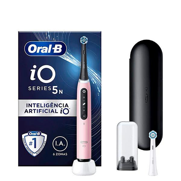 Oral-B iO 5 Pink Case 2 насадки - зображення 1