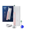 Oral-B D305.513.3X Pro Series 1 Pink Case + Stand 3 насадки - зображення 1