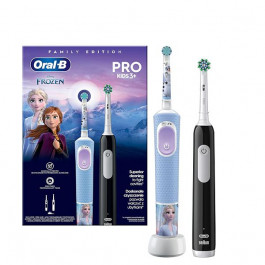 Oral-B D103 Pro Kids Frozen and D305 Pro Black Family Pack